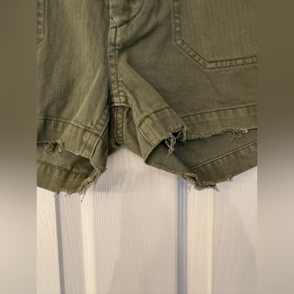 REDONE Khaki Military Army Green Women’s Mini Shorts Size 26 - Picture 12 of 13